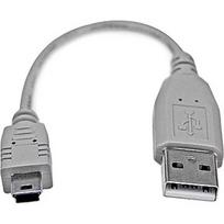 Startech USB-A to Mini USB, 0.15m USB2HABM6IN