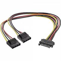 inLine SATA to 2x Molex Power Cable, 0.3m 29684