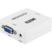 RoGer VGA to HDMI Video Signal Converter (+Audio) / white RO-VGA2HDMI-AUDIO-WH