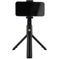 RoGer 2in1 Selfie Stick + Tripod Telescopic Stand with Bluetooth Remote Control / Black RO-SELF-2IN1-BK