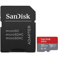 SanDisk Ultra, microSDHC, 32GB, UHS-I, U1, V10 +Adapter SDSQUA4-032G-GN6IA