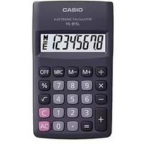 Casio HL-815L-BK BOX pocket calculator, 8-digit, 69.5x118mm, black HL-815L-BK BOX