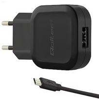 Qoltec Charger 12W 5V 2.4A USB + Micro USB cable 50195