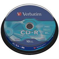 Verbatim  CD-R Verbatim 700MB 1x-52x Extra Protection, 10 Pack Spindle 43437V