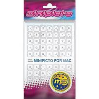 Minipicto Minipicto keyboard sticker EST/RUS KB-MAC-EE-RU-WHT, white/grey/blue KB-MAC-EE-RUKB