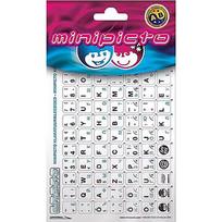 Minipicto Minipicto keyboard sticker EST/RUS KB-UNI-EE02-WHT-BLUE, white/black/blue KB-UNI-EE02-WHT-BLUE
