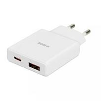 iBOX C-43 Slim GaN PD30W Wall charger, White ILUC43W