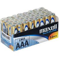 Maxell ALKALINE LR03 AAA alkaline battery FOIL carton 32 pieces (8 packs of 4 each) MX-LR03 AAA 32