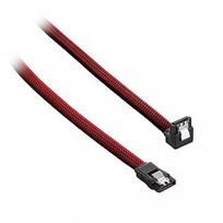 CableMod ModMesh Right Angle SATA 3 Cable, 30cm, Blood Red CM-CAB-RSAT-N30KBR-R