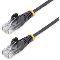 Startech CAT6 CABLE - 1.5 M - BLACK SNAGLESS - 28 AWG COPPER WIRE N6PAT150CMBKS