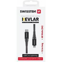Swissten Kevlar Data Cable Usb-C / Lightning 1.5 M 71544010