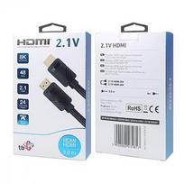 TB Cable HDMI v 2.1 premium 3 m 8K Black Made for players AKTBXVH21PREM30