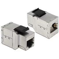 Delock Keystone RJ45 blue-Bu Cat6 metall 86141