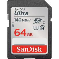 SanDisk Ultra R140, 64GB, SDXC, UHS-I, U1, V10 SDSDUNB-064G-GN6IN