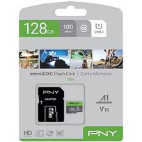 PNY Technologies Elite, microSDXC, 128GB, UHS-I, U1, V10 +Adapter P-SDU128V11100EL-GE