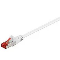 Goobay GB CAT6 VERKKOKAAPELI, S/FTP, VALKOINEN, 0.5M, LSZH 93501