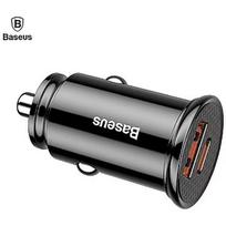 Baseus CCALL-YS01 USB + Type-C Socket 30W PPS Car Charger (PD3.0 QC4.0 + SCP) Black CCALL-YS01