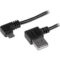 Startech USB-A to Micro USB, Angle, 1m USB2AUB2RA1M