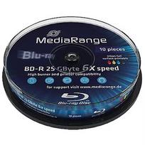 MediaRange BD-R 6x CB 25GB MediaR Pr. 10 pieces MR500