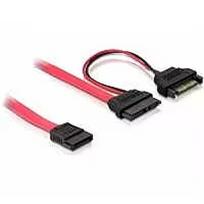 Delock Cable SATA Slim 13pin blue>7+15p 5V 84418