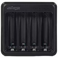 Gembird Bateriju lādētājs Gembird USB 4-Slot for AA/ AAA Black BC-USB-03