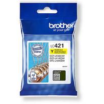 Brother LC-421Y YELLOW 200 PAGES DCP-J1050DW/J1140DW/MFC-J1010DW LC421Y