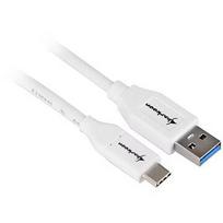 Sharkoon USB 3.1 Cable A-C - white - 0.5m 4044951021154