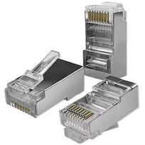 Qoltec RJ45 modular connector CAT5e, FTP, 100pcs 54554