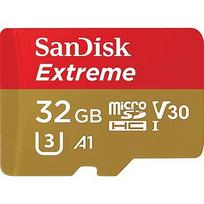 SanDisk Extreme, microSDHC, 32GB, UHS-I, U3, V30 SDSQXAF-032G-GN6AA