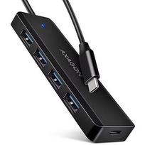 Axagon HUE-C1C, HUB 4-port USB 5Gbps 19cm USB-C cable HUE-C1C