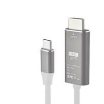 RoGer FT-H05 USB-C to HDMI UltraHD 4K@30Hz Cable 2m / white RO-FTH05-2M-WH