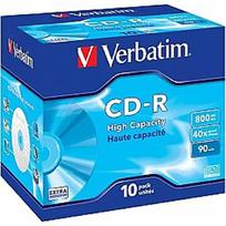 Verbatim  CD-R Verbatim 800MB 1x-40x Extra Protection, 10 Pack Jewel 43428V