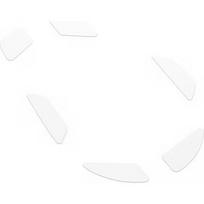 Glorious Pc Gaming Race G-Skates, Model I, White GLO-ACC-GSKATE-I