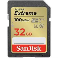 SanDisk Extreme, SDHC, 32GB, UHS-I, U3, V30 SDSDXVT-032G-GNCIN