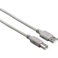 Hama Hama USB Cable, USB-A, USB-B, 3 m, white - USB Cable 00300066