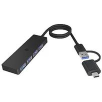 Raidsonic IB-HUB1424-C3 - mit USB 3.2 Gen 1 Type-C® und Type-A IB-HUB1424-C3