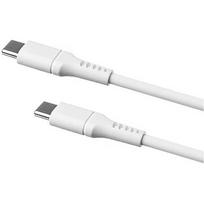 Fixed Silicone, USB-C Cable, 60w, 1.2m FIXDLS-CC12-WH