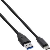 inLine USB 3.2 Gen.2 Kabel, Typ C auf A Stecker/Stecker, 2m - schwarz 35712