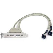 Startech 2 PORT USB SLOT PLATE ADAPTER . USBPLATELP