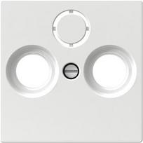 Schneider Electric SCHNEIDER ELECTRIC CENTRAL PLATE R+TV+SAT WHITE WDE002845