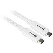 Sharkoon USB 3.1 Cable C-C - white - 0.5m 4044951021178