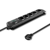 Qoltec Surge protector 5 sockets 3m black 50271
