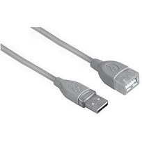 Hama Hama USB 2.0 Extension Cable, 3 m, gray - USB extension cable 00200620
