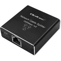 Qoltec RJ45 Network Cable Splitter 1000Mbps 52249