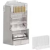 Lanberg RJ-45 Plug 8P8C cat.6 FTP (100pcs) with a cable and wire guide PLS-6000