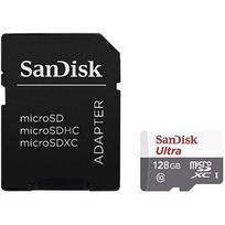 SanDisk Ultra Light, microSDXC, 128GB, UHS-I, Class 10 +Adapter SDSQUNR-128G-GN6TA