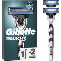 Gillette Mach3 Skuveklis Vīriešiem + 2 Skuvekļa Galviņas 80751250