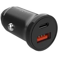 Fixed USB-C/USB Car Charger 20W, Black FIXCC20N-CU-BK