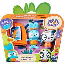 Spin Master Spin Master Brave Bunnies - Paint with Boo Rabbit and Panda, Play Figure (with 2 Action Figures and 1 Canvas as Accessories, Toys for Children from 3 Years, Basic Figure Set) 6064186
