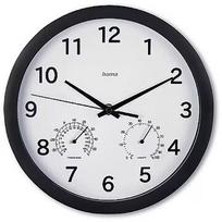 Hama malta wall clock 25cm black 185868